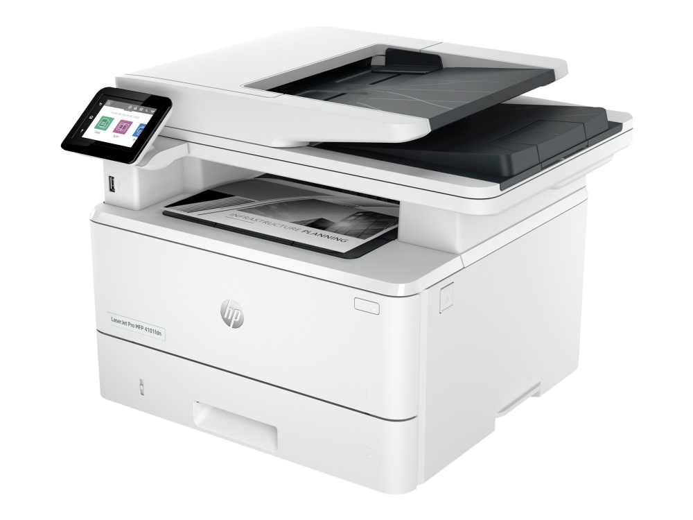 Hp Laserjet Pro Mfp 4102Fdw Drucker, Schwarzweiß, Drucker Für Kleine Und Mittlere Unternehmen, Drucken, Kopieren, Scannen, Faxen, Wireless Mit Instan