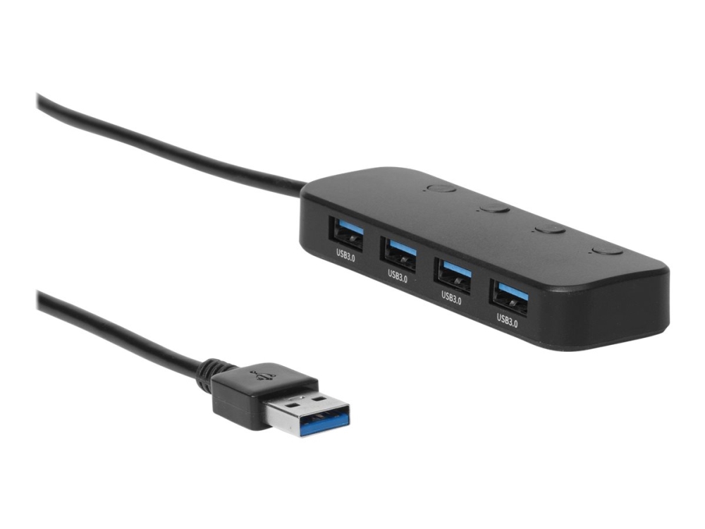 Proxtend Usb3-Hub4b, Kabelgebunden, Usb 3.2 Gen 1 (3.1 Gen 1) Type-A, Schwarz, China, Ce, Rohs, Mac Os X 10.11 El Capitan, Mac Os X 10.12 Sierra, Mac