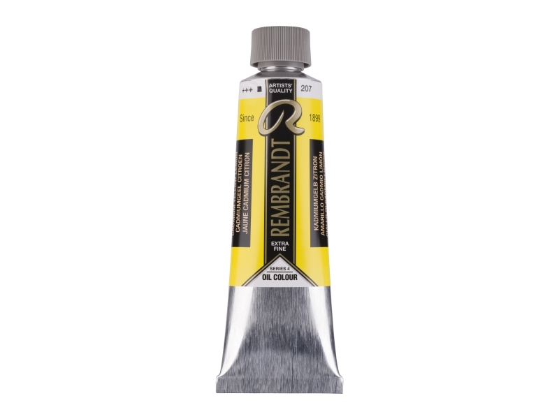 Rembrandt Oil Colour Tube Cadmium Yellow Lemon 207