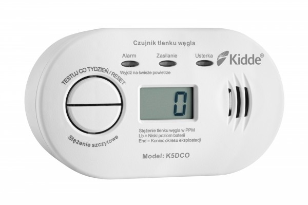 Lcd-Kohlenmonoxiddetektor K5dco Kidde