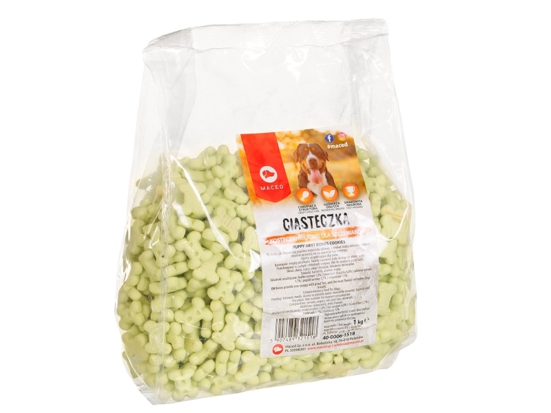 Maced Maced Mint Cube Cookies - koiran makupala - 1kg