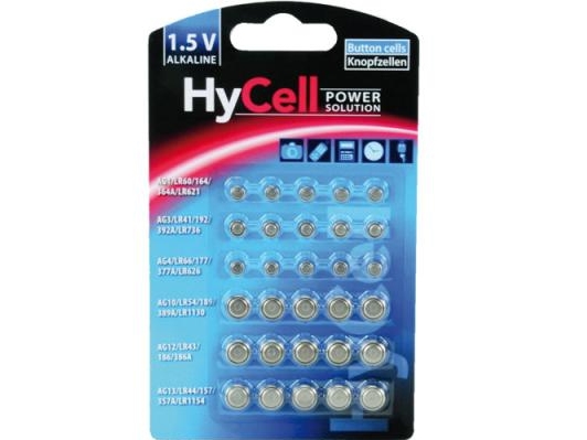 Ansmann 5015473, Single-use battery, Alkalisk, Knapp/mynt, 1,5 V, 30 styck, Blåsa | EL Artiklar - Batteri - Knappcell batteri | GameStuff