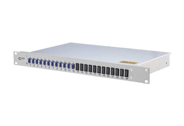 Metz Connect Opdat, Lc, Grå, Reolmontering, 1U, 482,6 Mm, 44,5 Mm