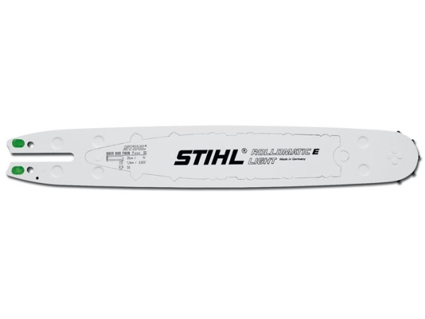 Stihl Rollomatic E Light, Massivt sværd til kædesav, Stihl, 35 cm, 76,2 / 8 mm (3 / 8), Hvid, 1 stk