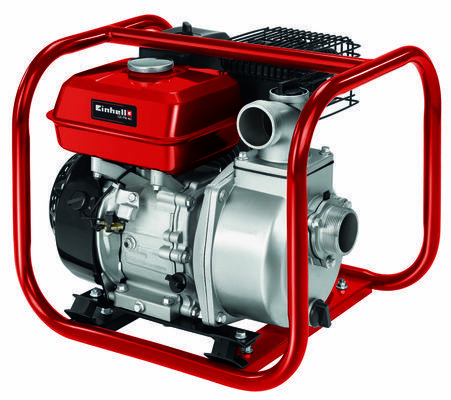 Einhell GE-PW 46, 4600 W, Bensin, 2,6 Bar, 23000 l/h, Svart, Grå, Röd | Trädgården - Bevattning av trädgårdar - Dränkbara pumpar | GameStuff