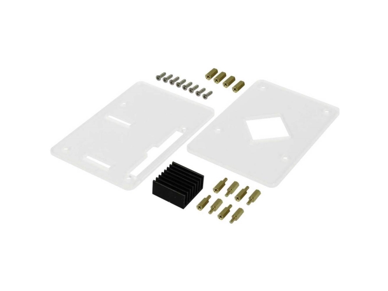 Allnet Rock Pi Simple Acrylic Case, Hülle, Weiß, Acryl, 100 G