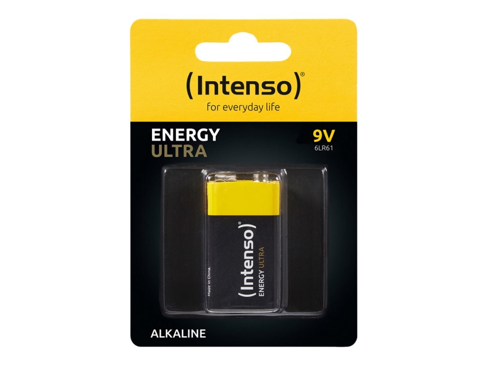 Intenso Energy Ultra - Batteri 9V / 6LR61 - Alkalisk - 560 mAh