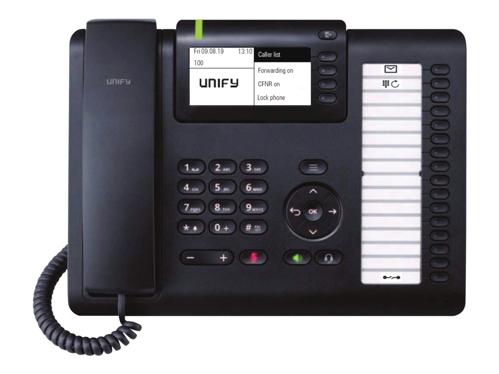 Unify OpenScape Desk Phone CP400T - Digital telefon - svart | Tele & GPS - Fast & IP telefoner - Alla fast telefoner | GameStuff