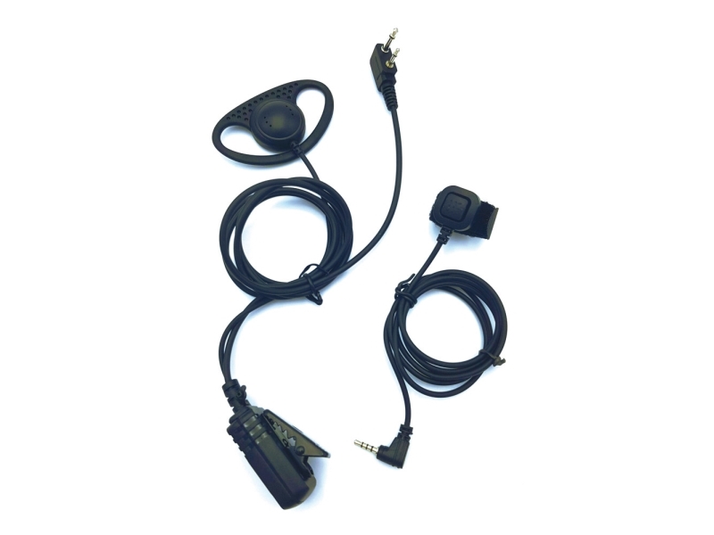 Albrecht AE 34 K, Headset, Midland, Midland G10, Midland G11V, Midland D-200, Midland BR01 / BR02 Business Radios, Svart, Öronkrok, 3,5 mm (1/8 tum) | Tele & GPS - Hobbyradio - Tillbehör | GameStuff