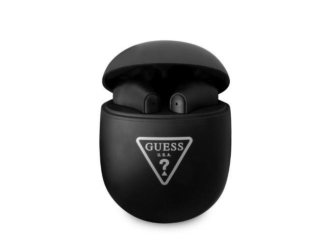 Guess Belaidės Ausinės Bluetooth Tws + Docking Station Gutwst82trk (Triangle Logo) Juodas
