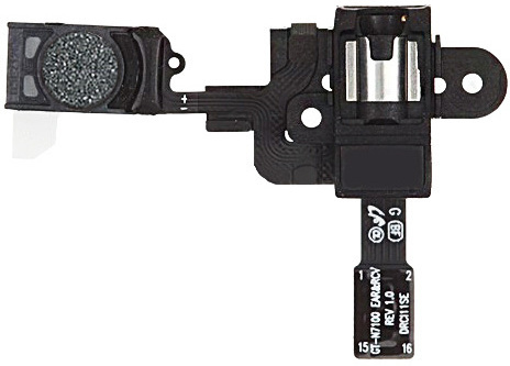 Coreparts Mspp71101, Kopfhörer-Klinkenbuchse, Samsung, Galaxy Note 2 Lte N7105, Schwarz, 40 Mm, 100 Mm