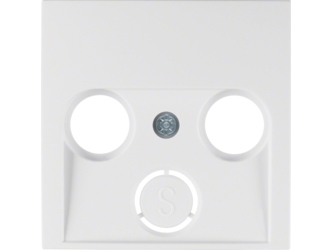 Berker 12038989, Weiß, Thermoplast, Jede Marke, Glänzend, Ip20, 10 Stück(E)