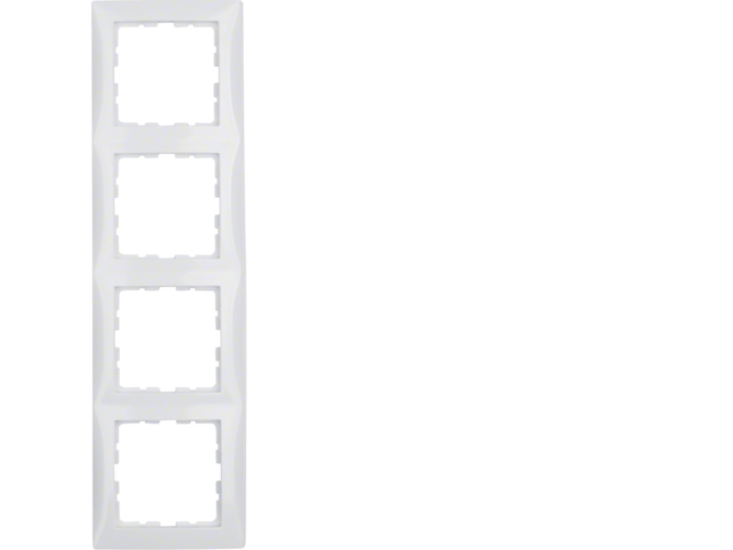 Berker 10148989, Hvid, Skrueløs, Berker, Blank, 1 Stk