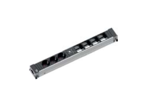 Bachmann 909 0057 Aluminium Sort Grå Stikkontakter 444 Stk