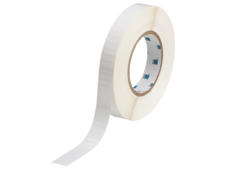 Brady Tht-47-423-10, Hvid, Selvklæbende Printeretiket, Udstanset Etiket, Polyester, Termisk Overførsel, Akryl