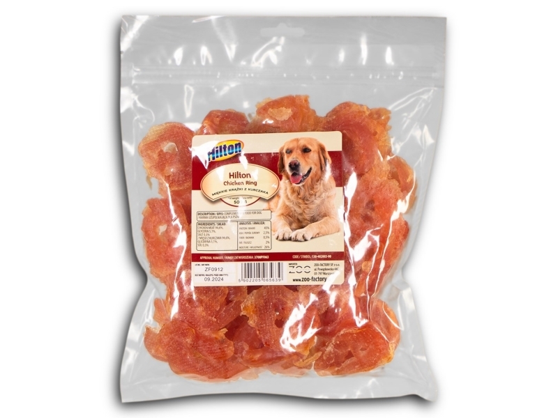 Hilton Weicher Hühnerring - Hundegodbidder - 500 G