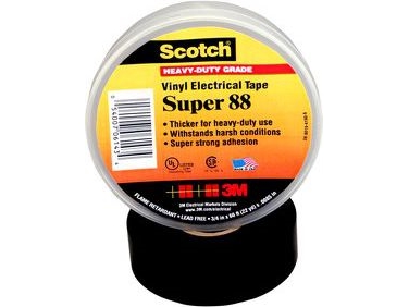 3M Super 88, 1 Stück(E), Schwarz, Pvc, Ul, Csa, Vda, 20 M, 19 Mm