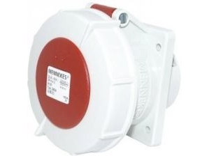 MENNEKES 240A, 5P, Skruer, Rød, Hvid, IP67, 400 V, 32 A