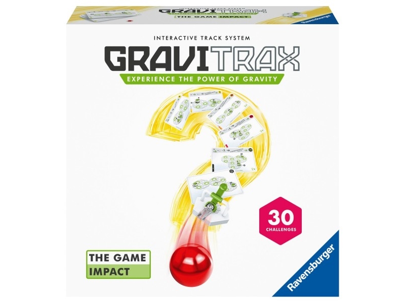 Ravensburger Gravitrax Challenge Impact, Legetøj Marmorkuglebane, 8 År