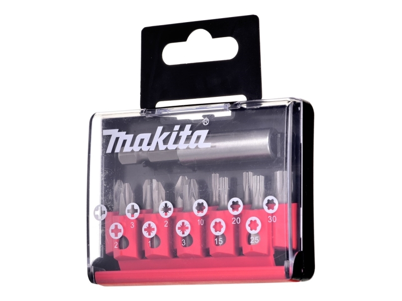 Makita Sukimo antgalių komplektas 12 vnt. D-31083 (PH, PZ, TX, 25mm, magnetic holder )