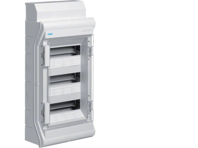 Hager VE312DN, 1 styck, 310 mm, 151 mm, 552 mm | EL Artiklar - Andra EL - Kontakt applikationer | GameStuff