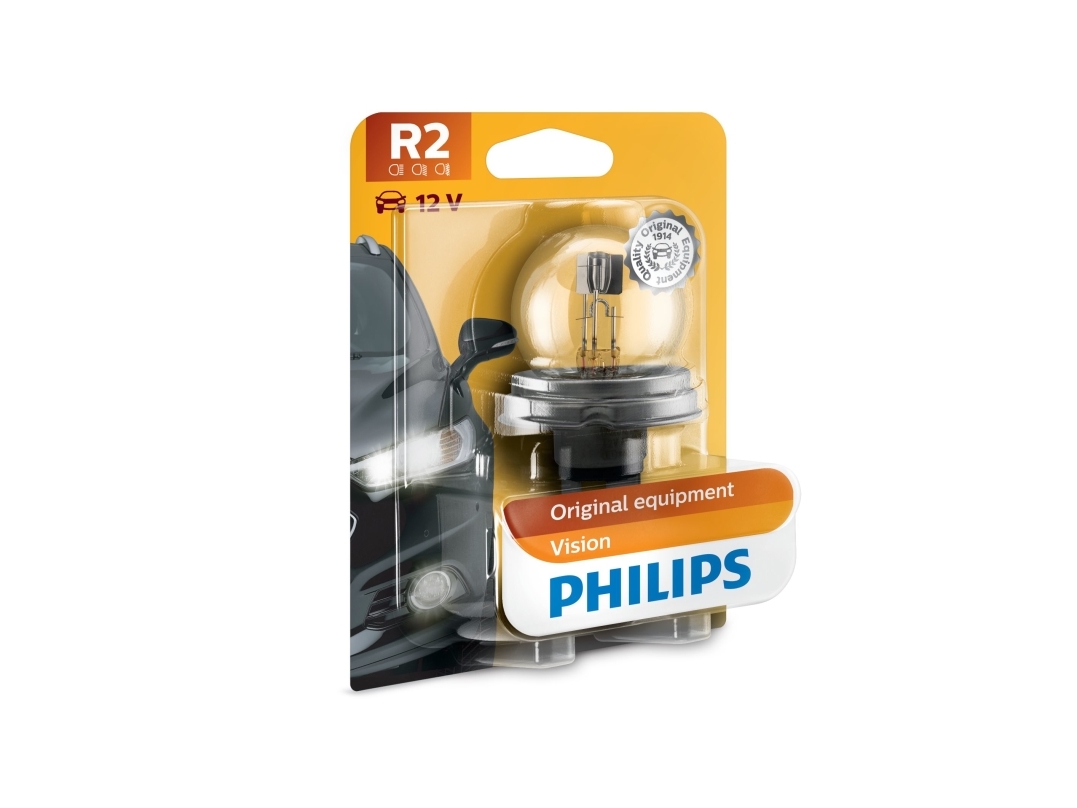 Philips Standard 12620b1 Strålkastarlampa För Bil 45 W 12 V R2 Halogen 1 Styck
