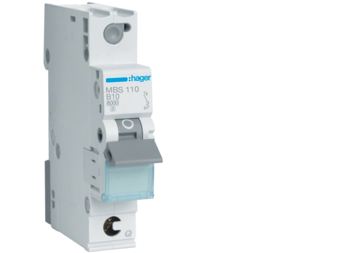 Hager Mbs110, Type B