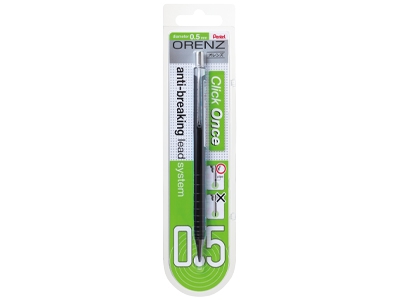 Pentel Orenz, Schwarz, B, 0,5 Mm, Rund, Einziehbar, Metall