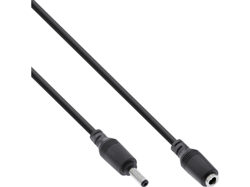 Inline Verlängerungskabel Dc Stecker 4,0X1,7Mm, Schwarz, 1M, 1 M, Eiaj-02 (4.0 Mm, 1.7 Mm), Eiaj-02 (4.0 Mm, 1.7 Mm)