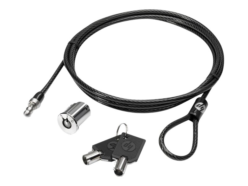 Hp Master Keyed Docking Station Cable Lock - Sikkerhedskabelslås - For Elitebook 84Xx, 8540, 8770 Zbook 14U G6, 15U G2, 15U G3, 15U G4, 15U G5, 15U G