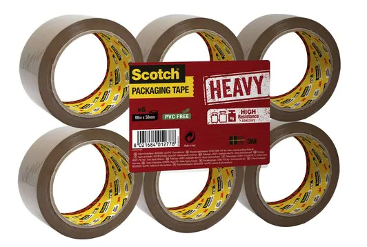 3M HV5066FB, ruskea, pakkaus, 66 m, 50 mm