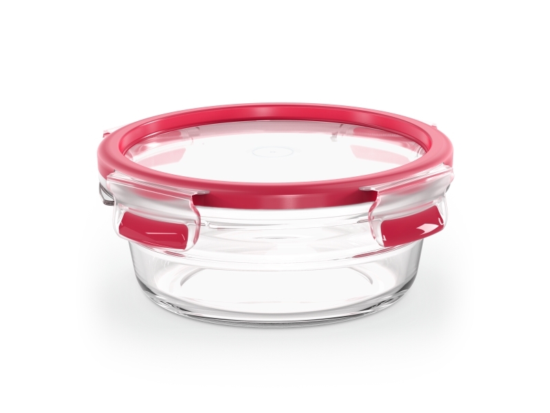 EMSA CLIP & CLOSE N10403, Låda, Rund, 0,6 l, Transparent, Glas, 420 ° C | Köksutrustning - Förvaring - Glasburkar | GameStuff