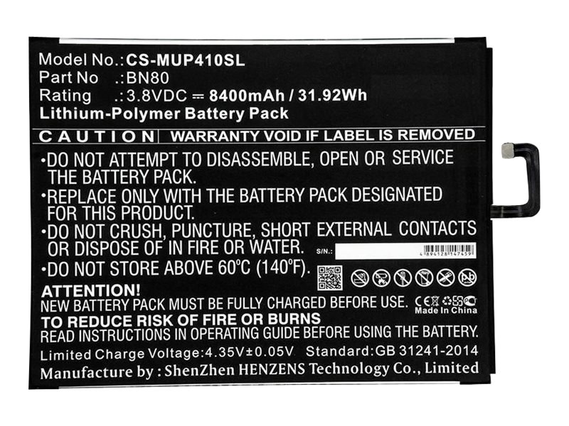 Coreparts Mbxtab-Ba143, 3,8 V, 1 Stück(E), 243 Mm, 30 Mm, 365 Mm, 120 G