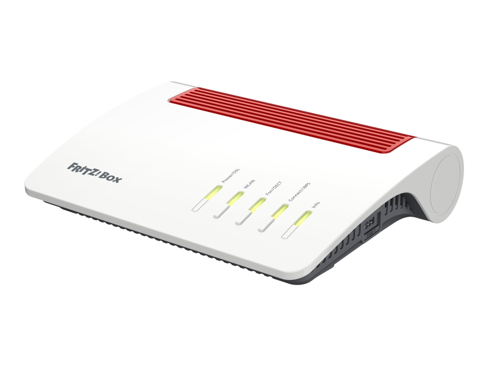 Box 7590 Ax, Wi-Fi 6 (802.11Ax), Dual-Band (2,4 Ghz/5 Ghz), Ethernet/Lan, Adsl2+, Weiß, Tabletop-Router