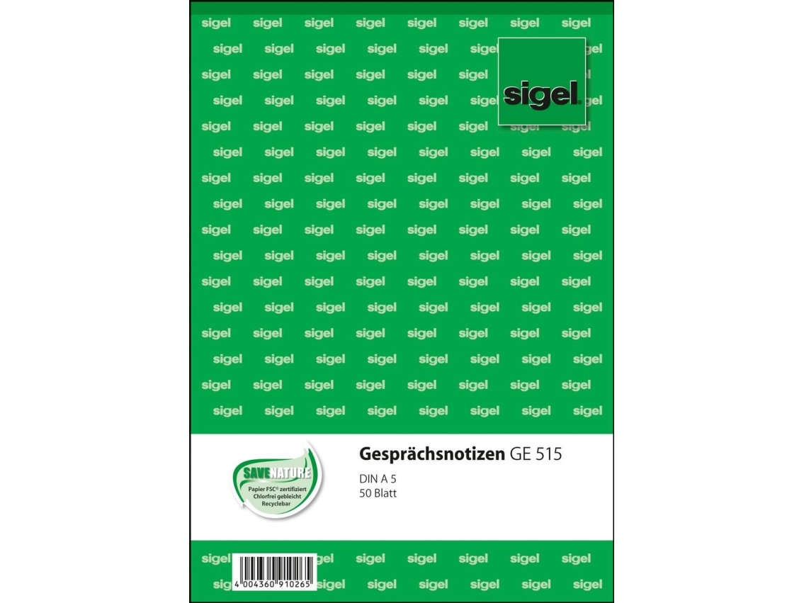 Sigel Ge515, Weiß, A5, 50 Blätter