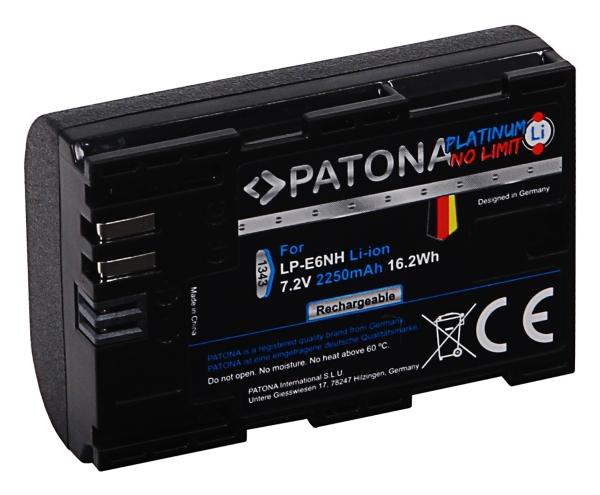 Patona Lp-E6nh Akku Mit Usb-C Für Canon