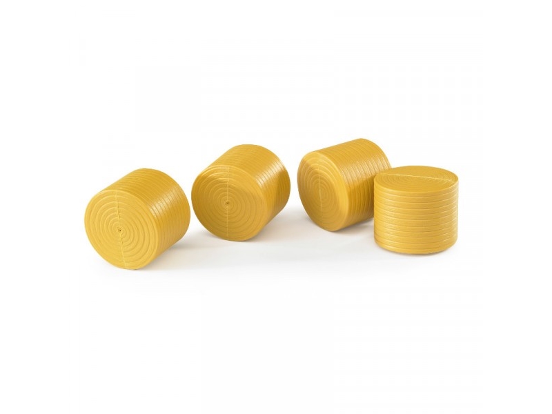 Bruder 4 Round Hay Bales Ockery For Claas Rollant 250 Accessories
