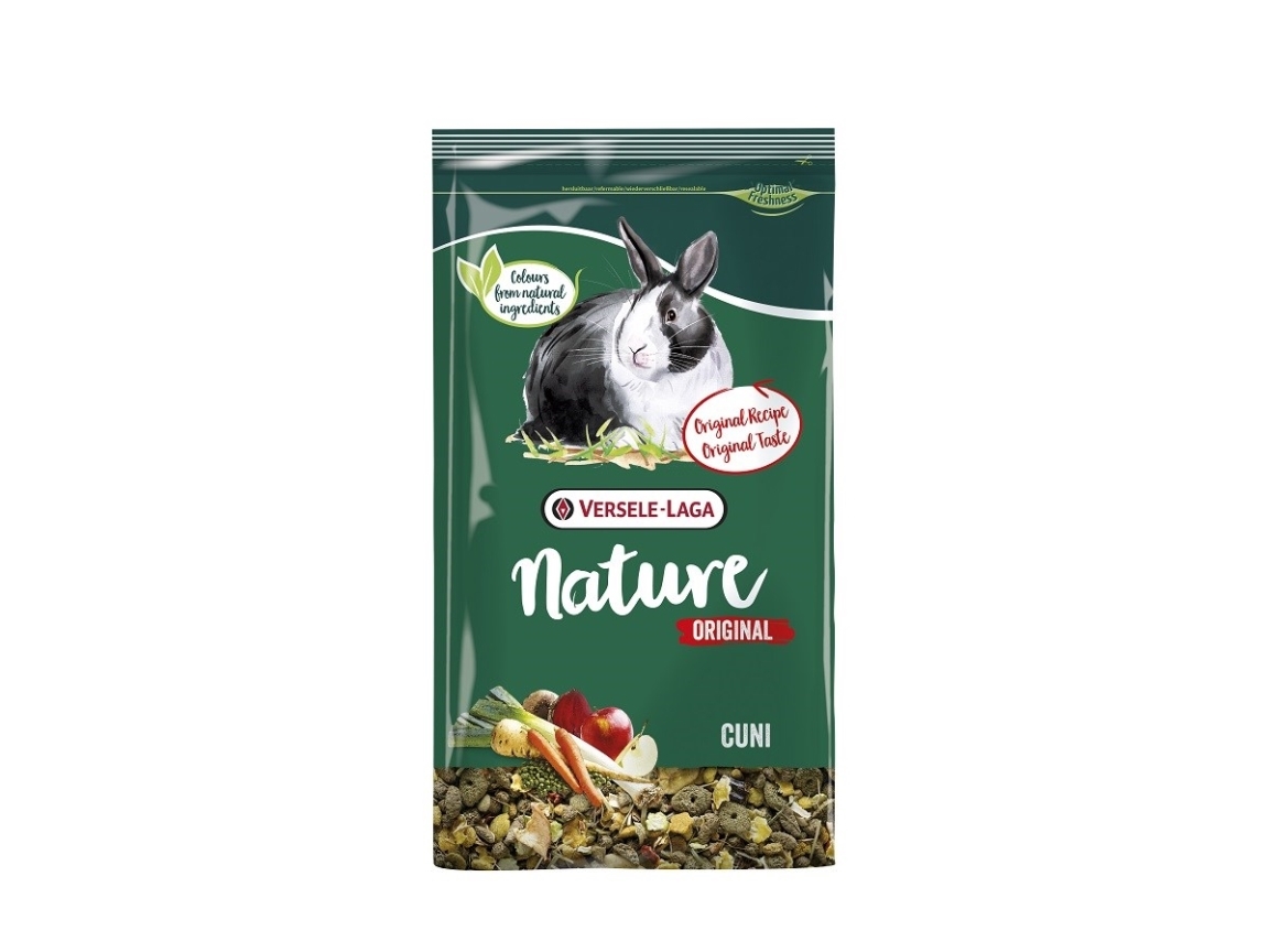 VERSELE LAGA Nature Original Cuni - Foder för minikaniner - 2,5 kg | Djurmärken - Gnagare - Versele-Laga | GameStuff