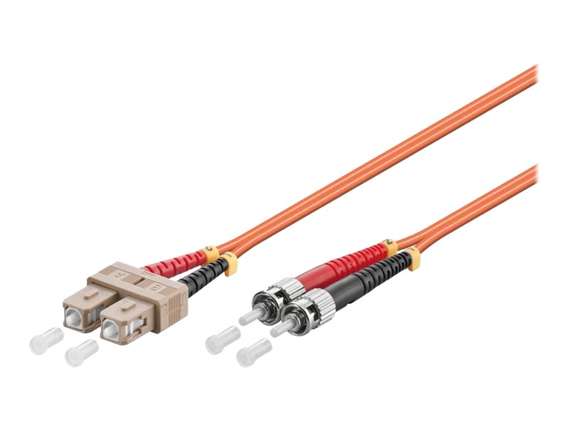 Microconnect - Netværkskabel - Sc/Upc Multi-Mode (Han) Til St/Upc Multi-Mode (Han) - 3 M. - 2 Mm - Fiberoptik - Duplex - 50 / 125 My - Om2 - Halogenf
