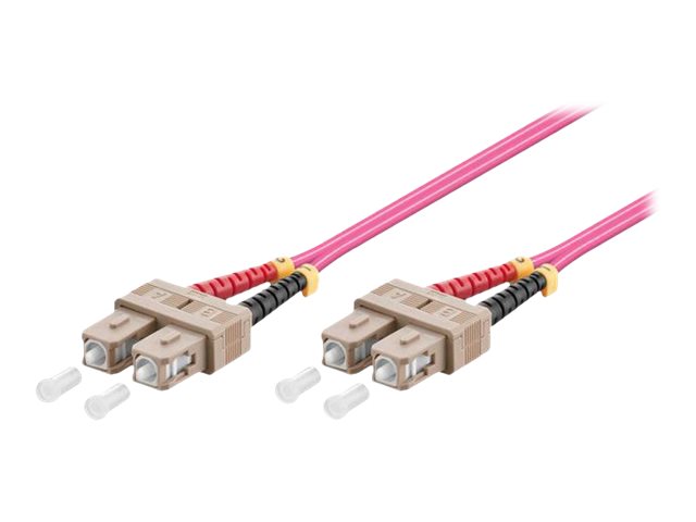 Microconnect - Netzwerkkabel - Sc/Upc Multimode (Stecker) Zu Sc/Upc Multimode (Stecker) - 15 M. - 2 Mm - Glasfaser - Duplex - 50/125 My - Om4 - Halog
