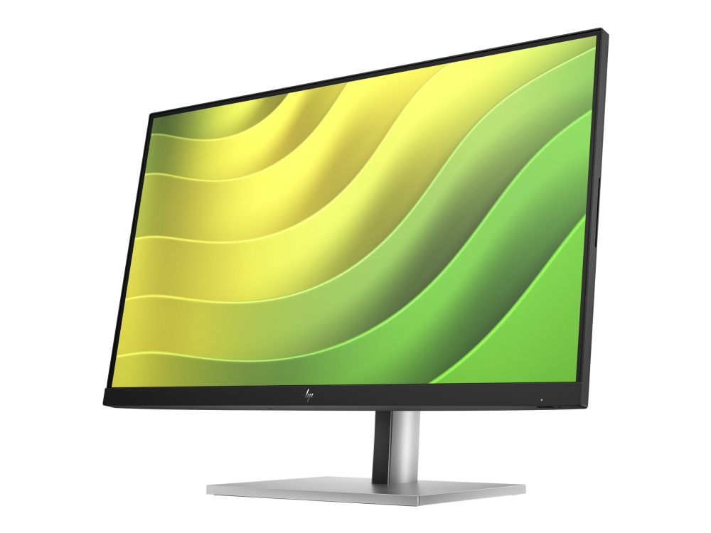 Hp E24q G5 E Series Led Skærm 23.8  " 2560 X 1440 Qhd @ 75 Hz Ips 300 Cd/m² 1000:1 5 Ms Hdmi Displayport Usb Sort Sort Og Sølv