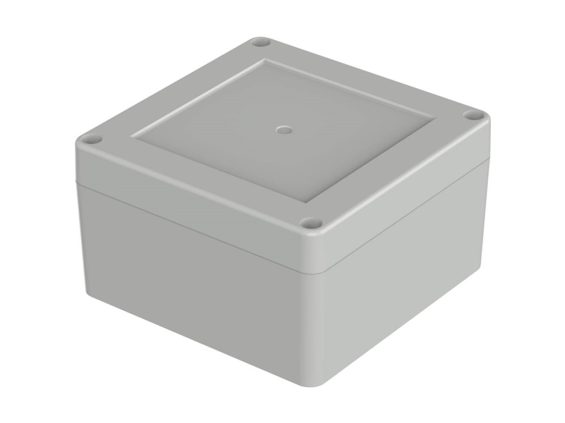 Bopla Euromas X, Xt 111106 7035 07511116 Elektronikgehäuse 105 X 105 X 60.10 Abs Lichtgrau (Ral 7035) 1 St. (07511116)