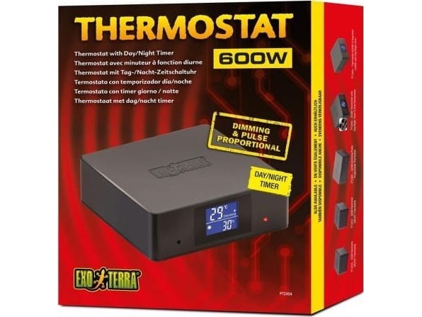 Exo Terra pulstermostat 600 W, dag/natt | Sällskapsdjur - Fisk & reptiler | GameStuff