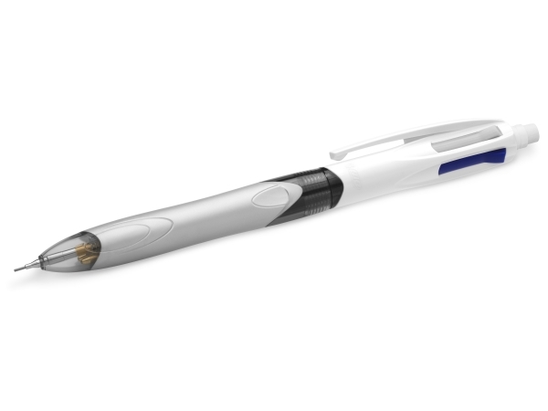 Bic 4Colours, Clip, Clip-On-Einziehkugelschreiber, Schwarz, Blau, Grün, Rot