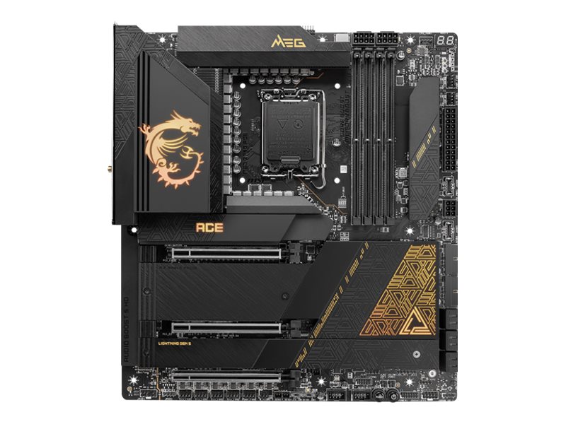 Msi Meg Z790 Ace Moderkort Utökad Atx Lga1700 Uttag Z790 Chipuppsattning Usb C Gen2 Usb 3.2 Gen 1 Usb 3.2 Gen 2 Usb C Gen 2x2 2.5 Giga