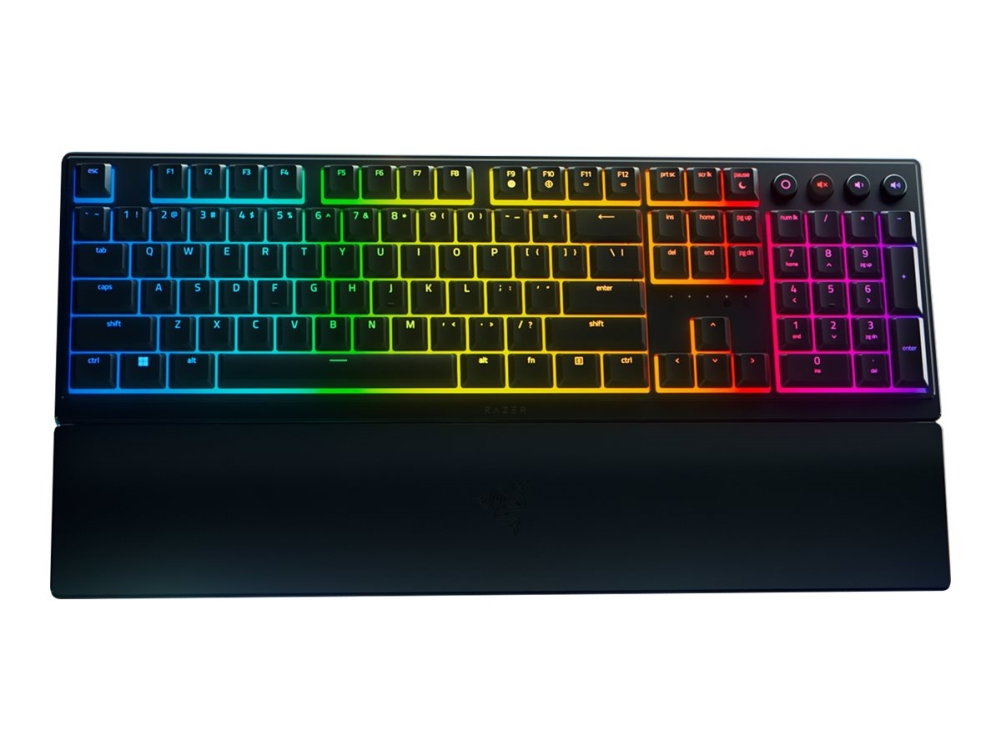 Razer Ornata V3 - Tastatur - Lav Profil - Bagbelyst - Usb - Nordisk