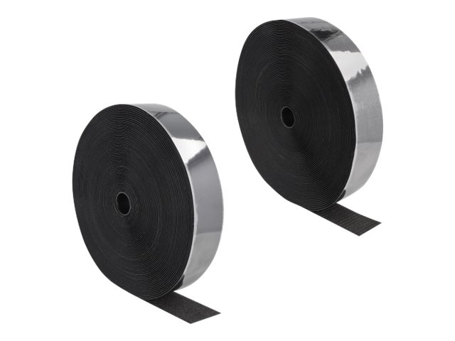 DeLOCK 20862, Nailon, Polyesteri, Musta, 50 mm, 25 m, Muovipussi