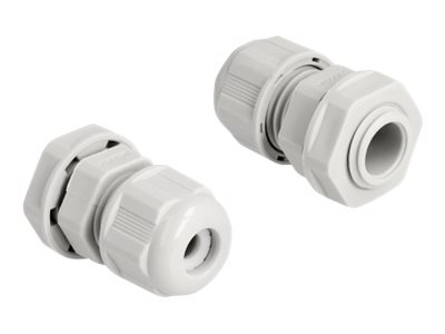 Delock - Cable Gland (M12) - Grå (Pakke Med 2)
