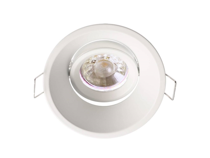 Deko Light Arktur 110019 Loftsindbygningsring LED (RGB), Halogen GU5.3, MR 16 35 W #####Signalweiß (RAL 9003) | Belysning - Inomhusbelysning - Inbyggd spotlight | GameStuff