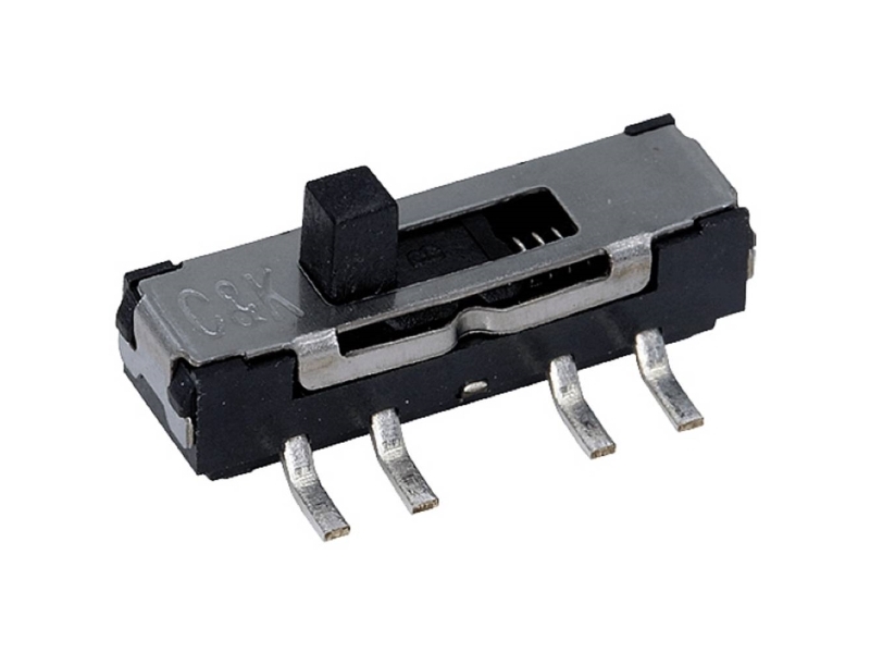 C & K Switches JS207011CQNR Skydekontakt 6 V 300 mA 2 x On/On/On 1 stk Bulk